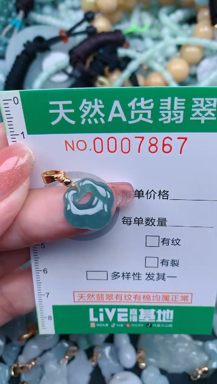 【闪购商品】翡翠颈饰未镶嵌.0007867