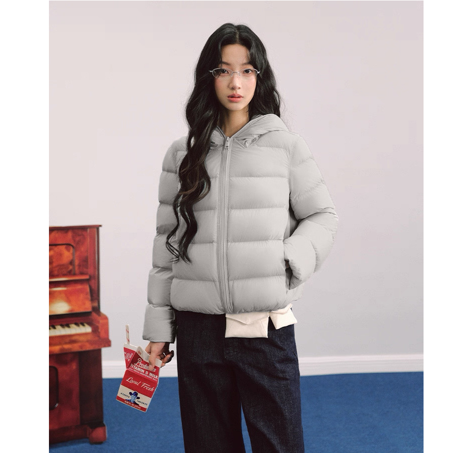  【LIULIU定制】冬季款连帽轻薄百搭运动情侣