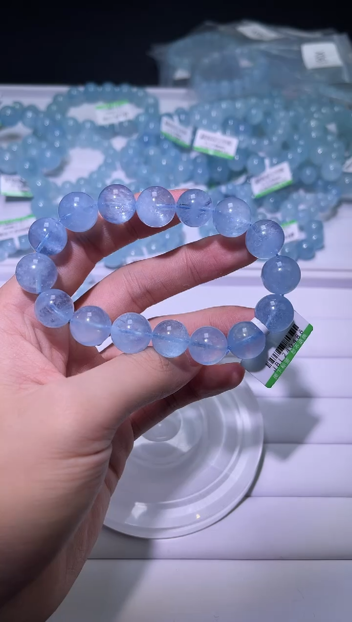 1海蓝宝石（处理）X064-海蓝宝单圈-多样性发其一