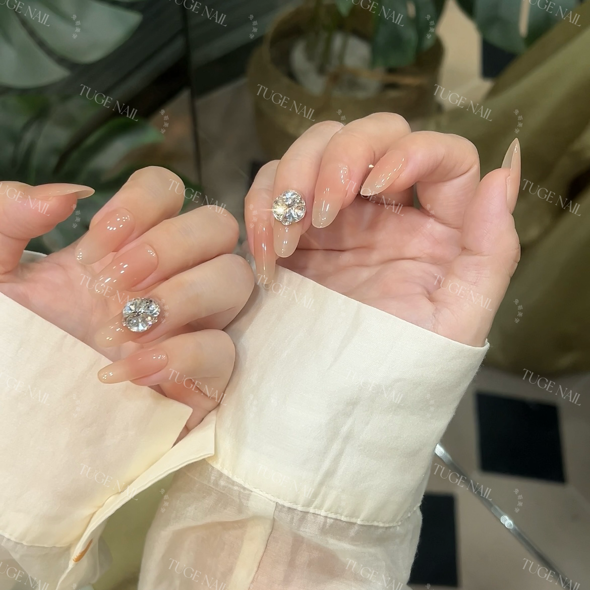 TugeNail “倾城之恋”【施家全华】12片轻奢气质可拆卸穿戴甲TGHJ