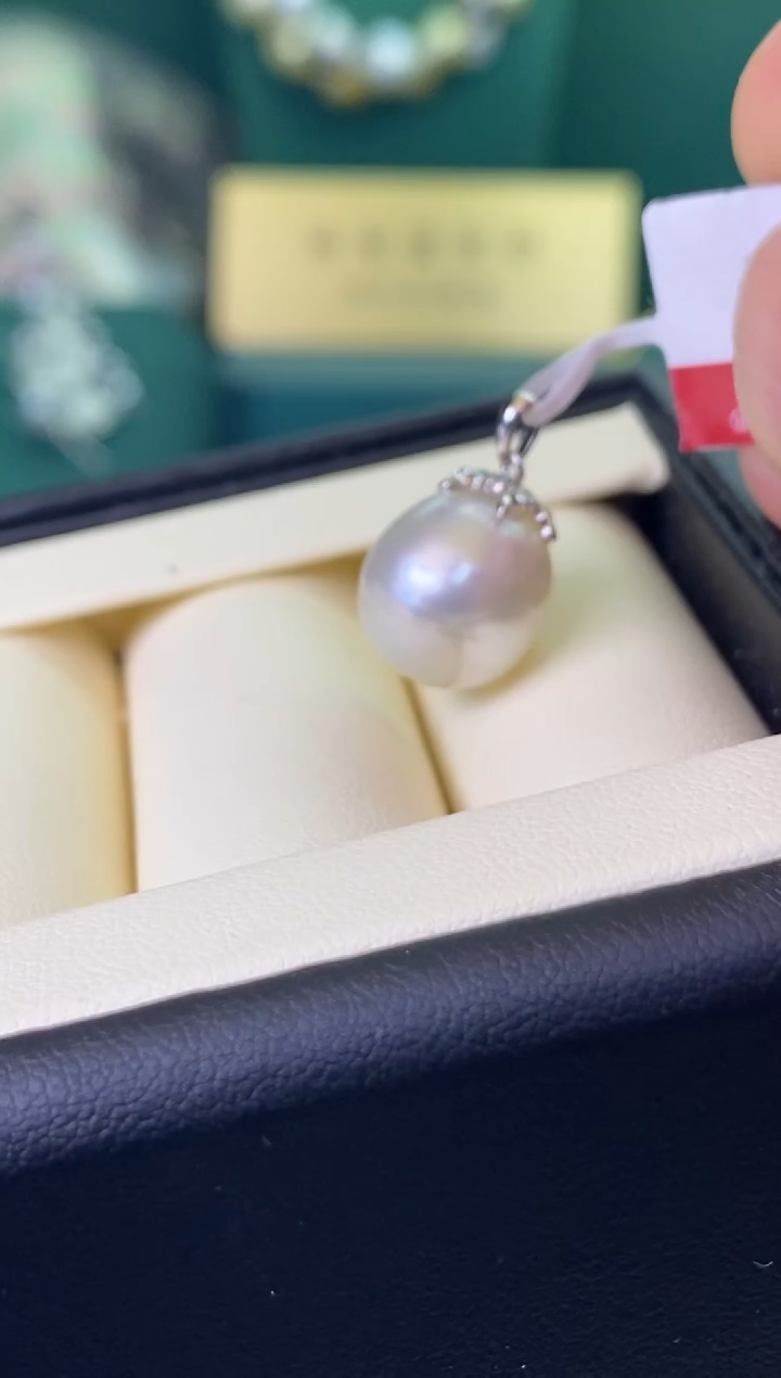 【闪购商品】海水珍珠颈饰银S925镶嵌1