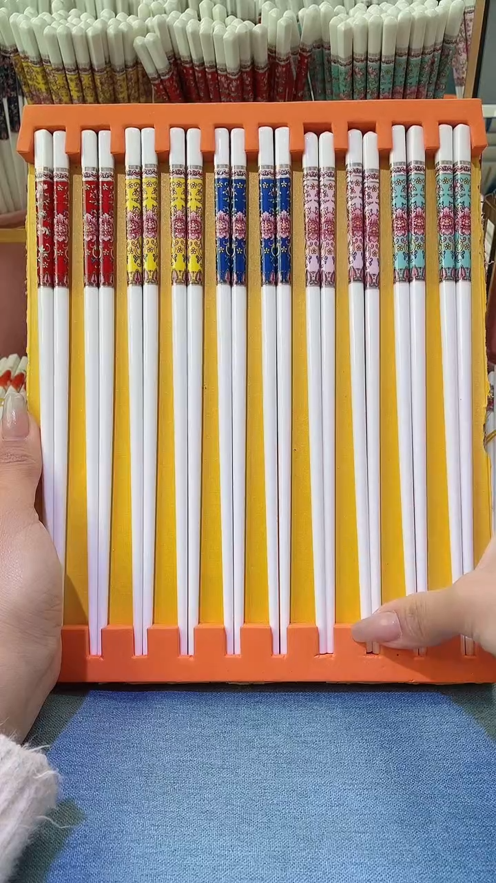 【闪购商品】瓷片【防滑珐琅彩混色10双】