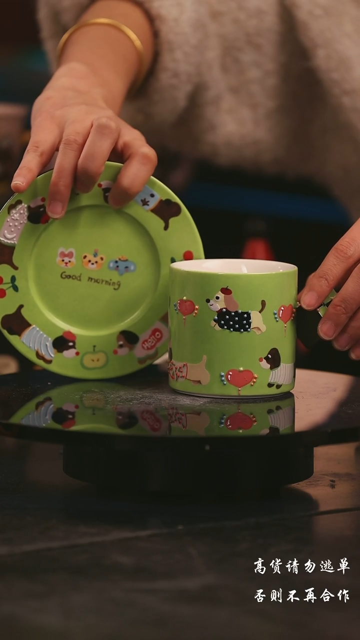 陶瓷景德镇可爱设计师款陶瓷 