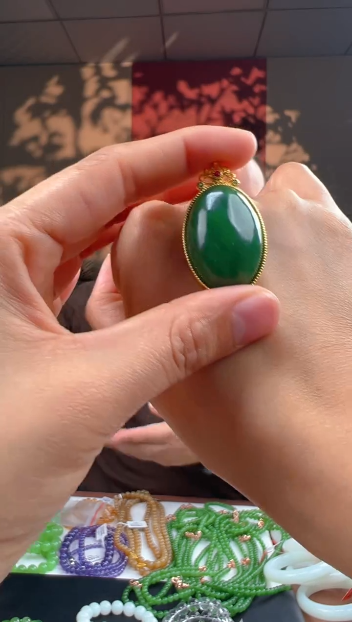 颈饰未镶嵌和田玉a7