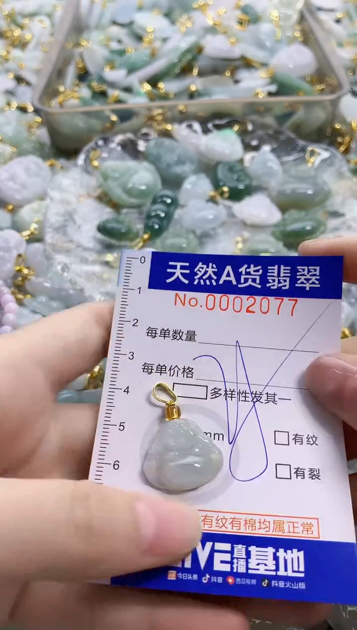颈饰未镶嵌翡翠纯天然a货翡翠