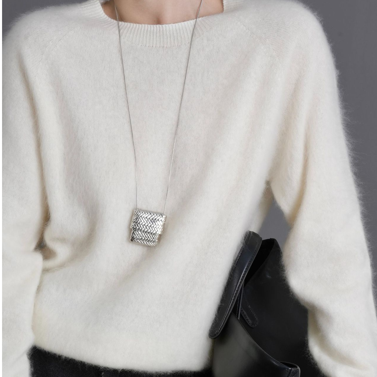 高货羊毛羊绒绒拉绒圆领一体成衣打底衫拉毛毛衣羊绒女士毛衣