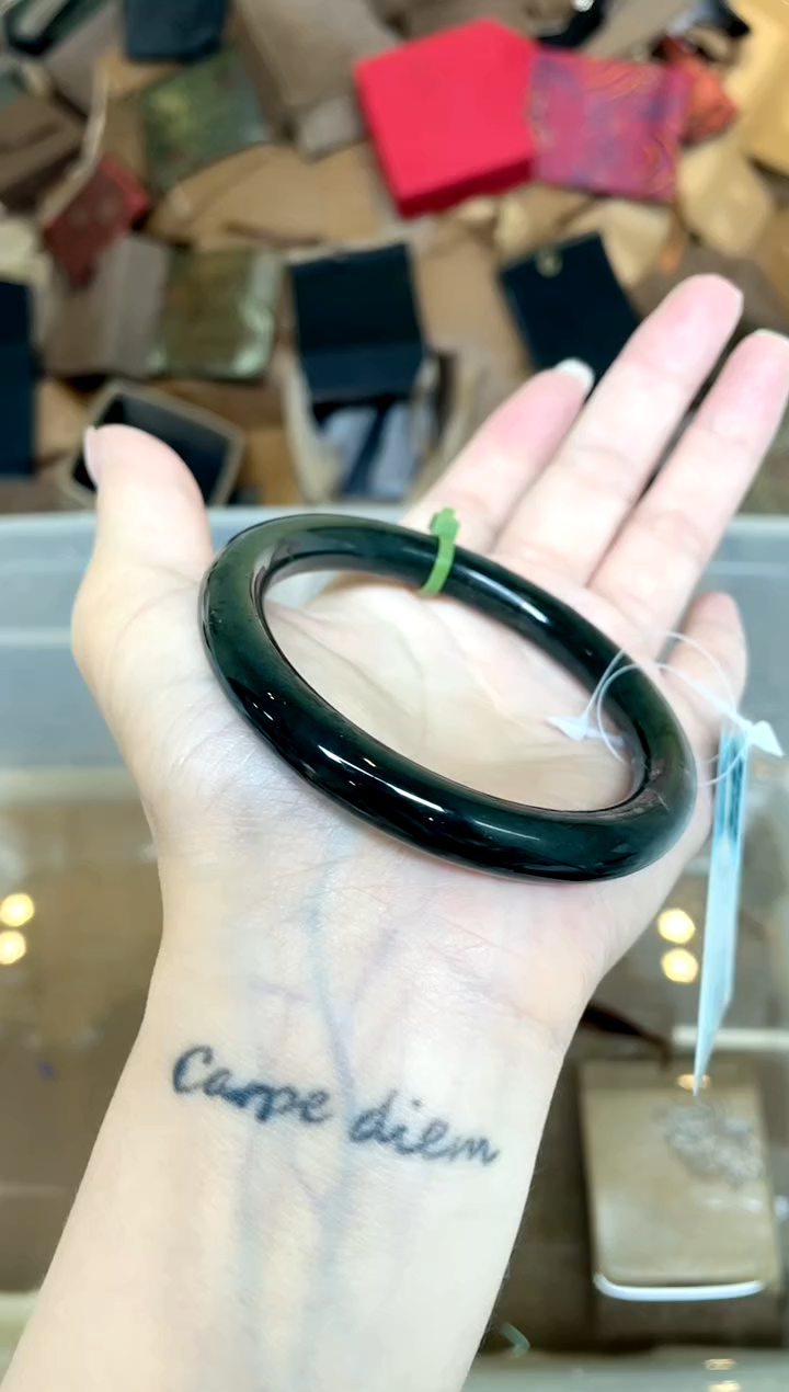 和田玉手镯未镶嵌921-60