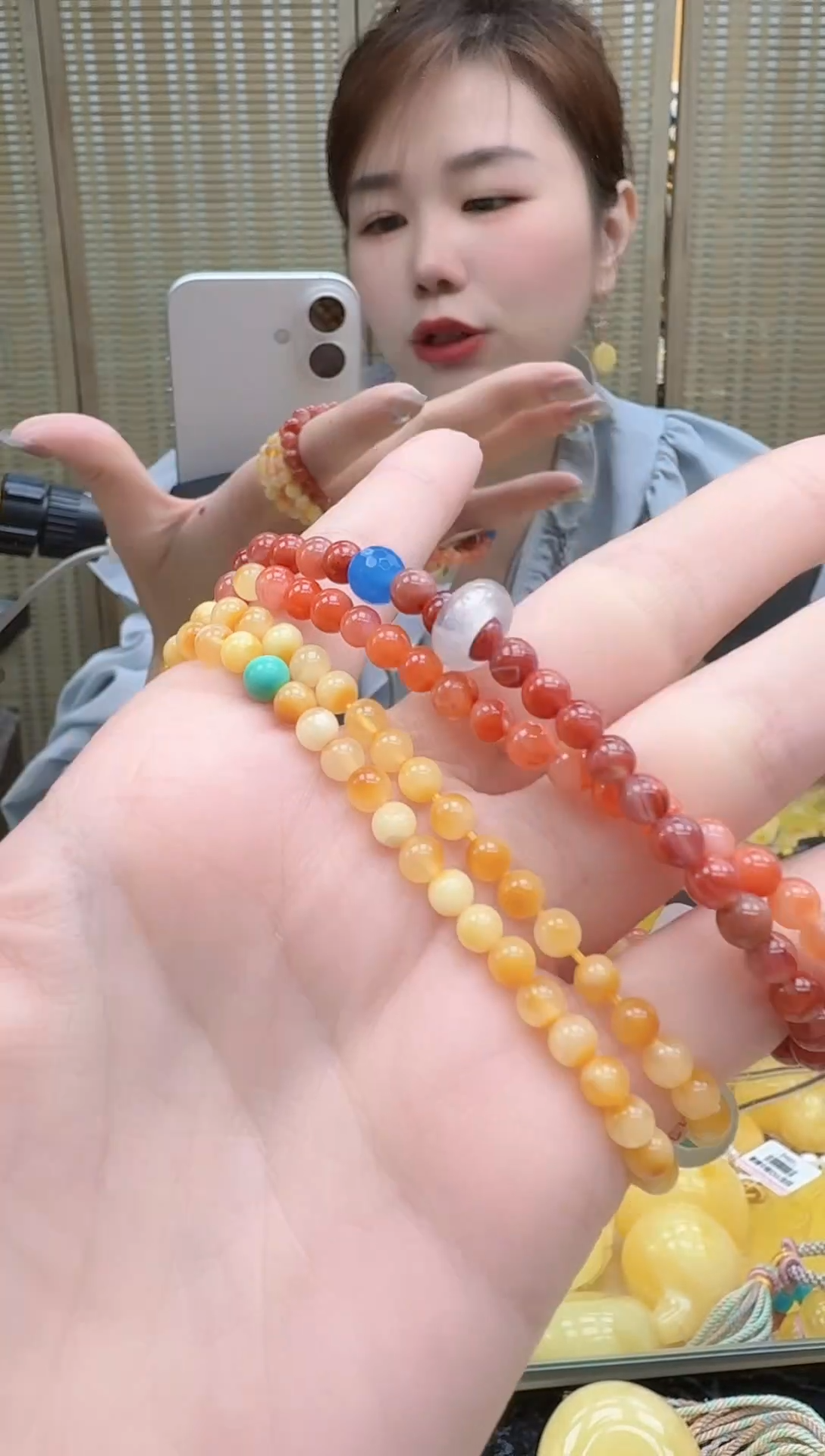 未镶嵌琥珀裸石多样性发一