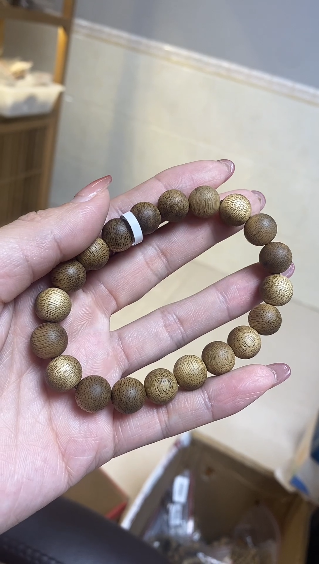 【闪购商品】沉香手串菩萨棋圆珠单圈1.1多样性发其一