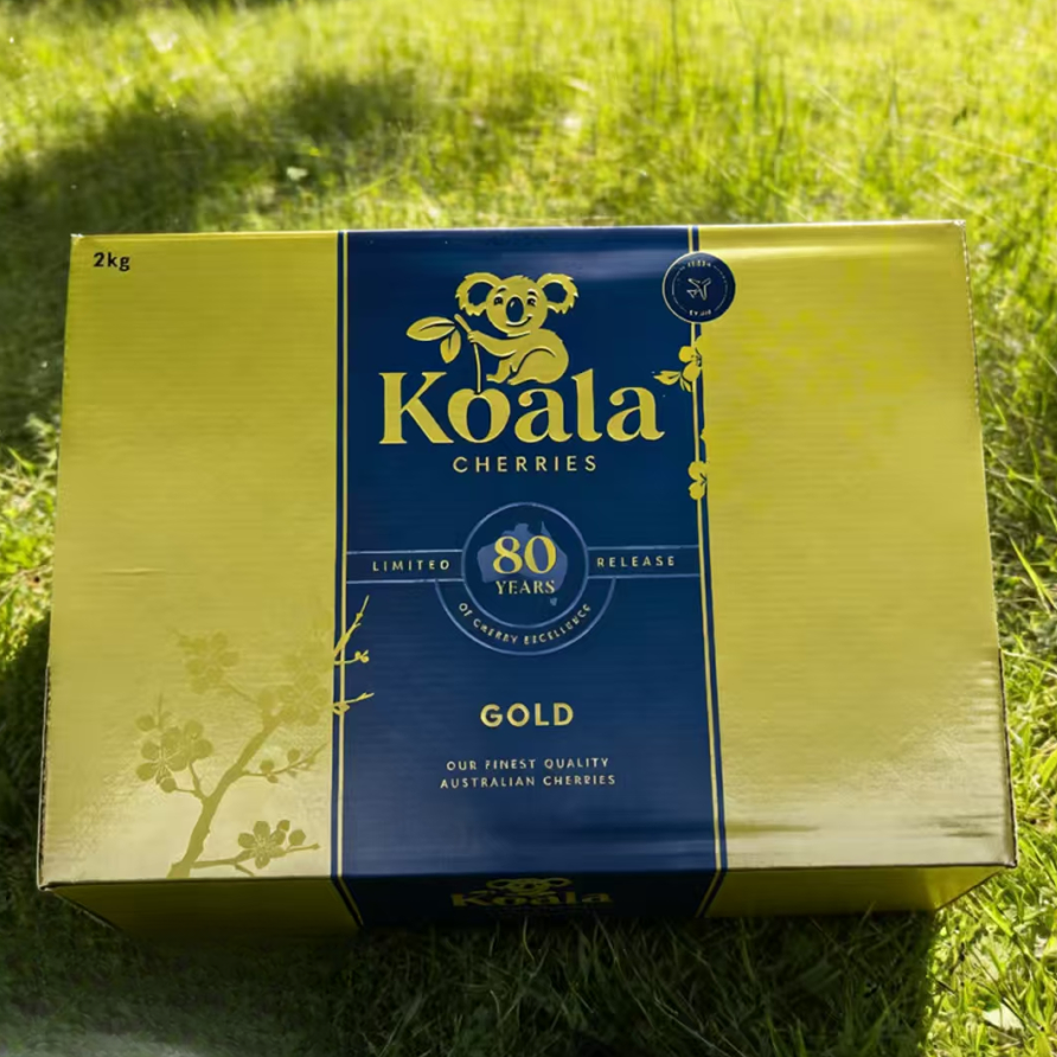 【豪哥严选】空运澳洲金考拉科迪亚车厘子1J-2J4斤原箱内附果径卡