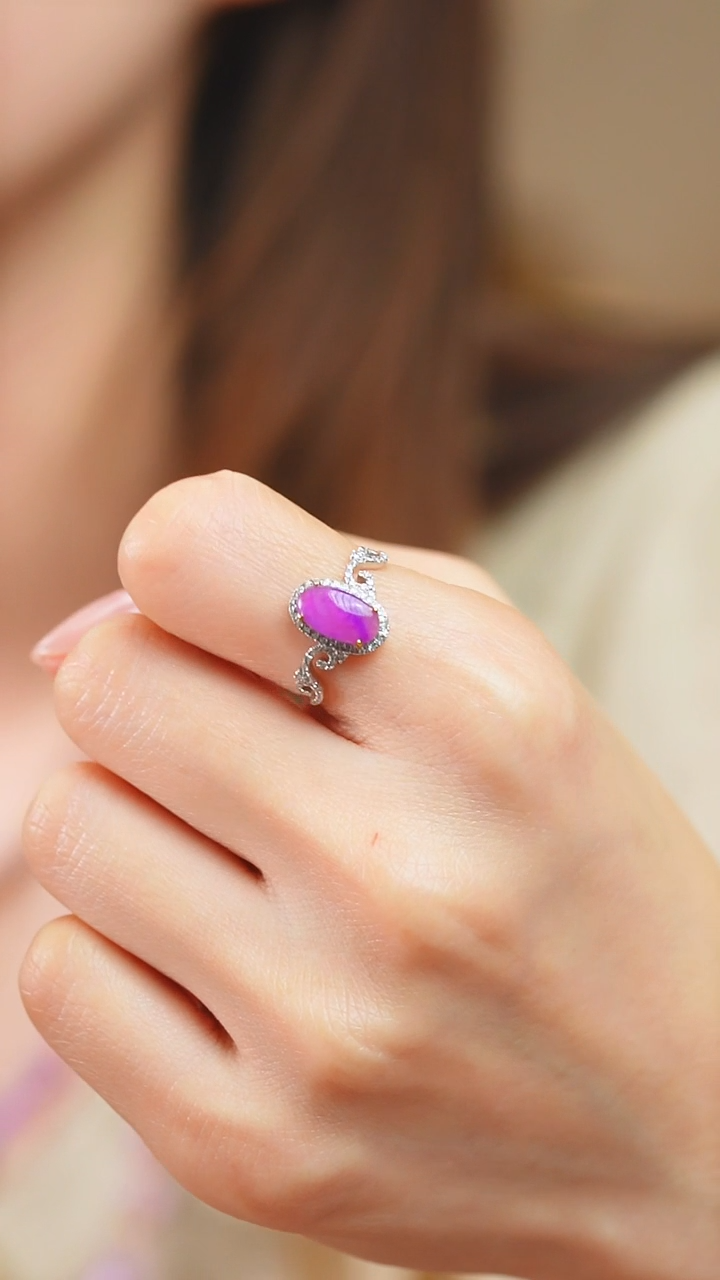 18K金镶嵌苏纪石（舒俱来）戒指87