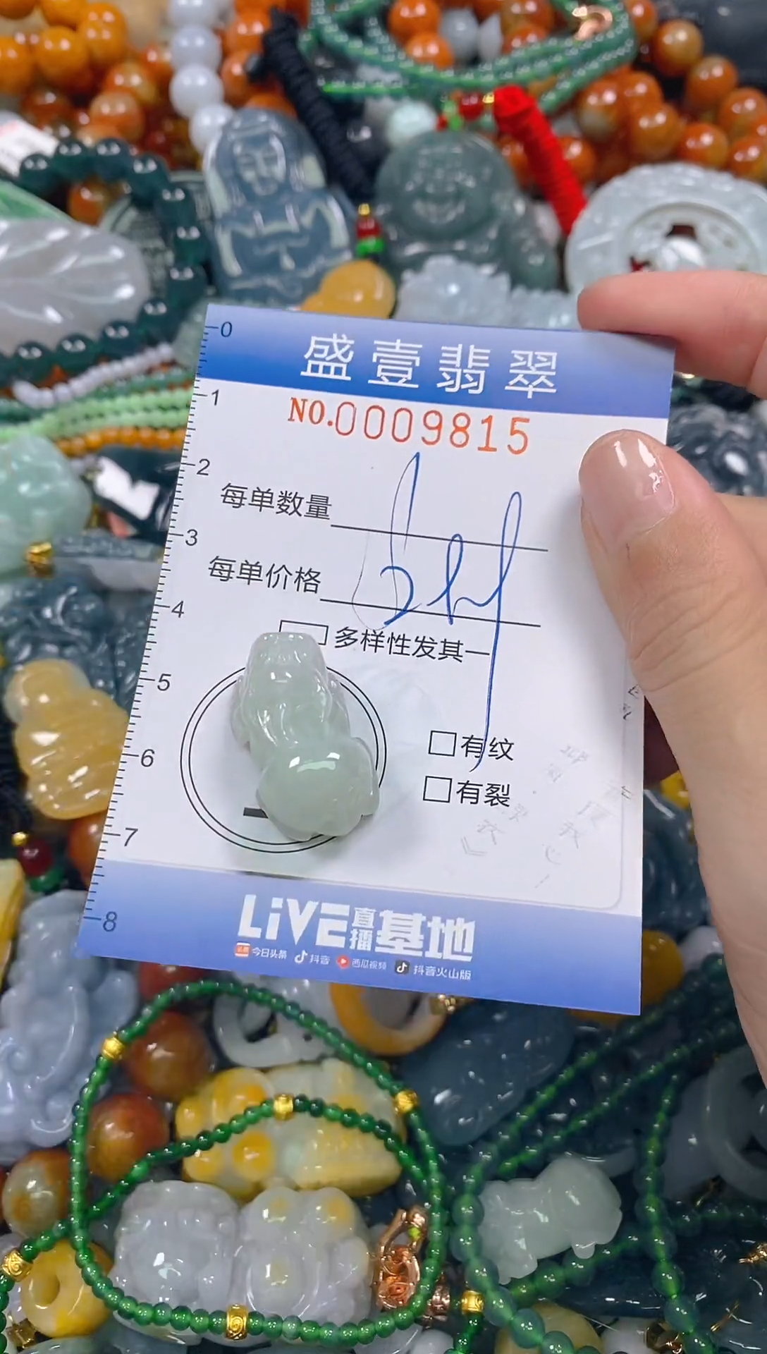 颈饰未镶嵌翡翠闪购0009815