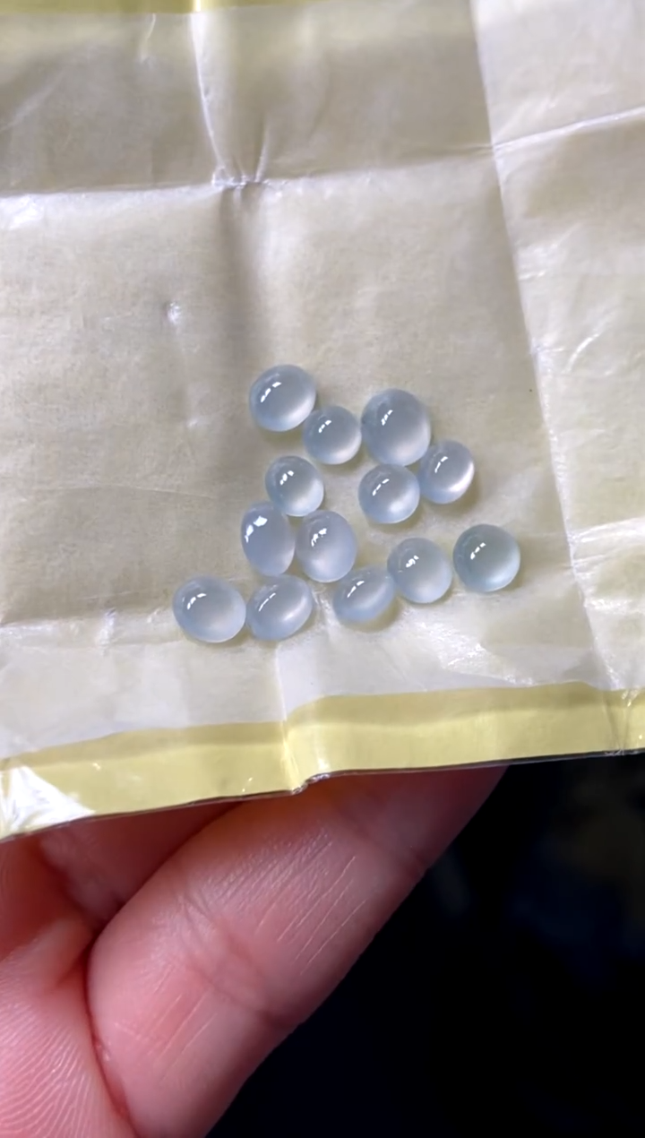 未镶嵌定制翡翠12天然缅甸A货翡翠蛋面