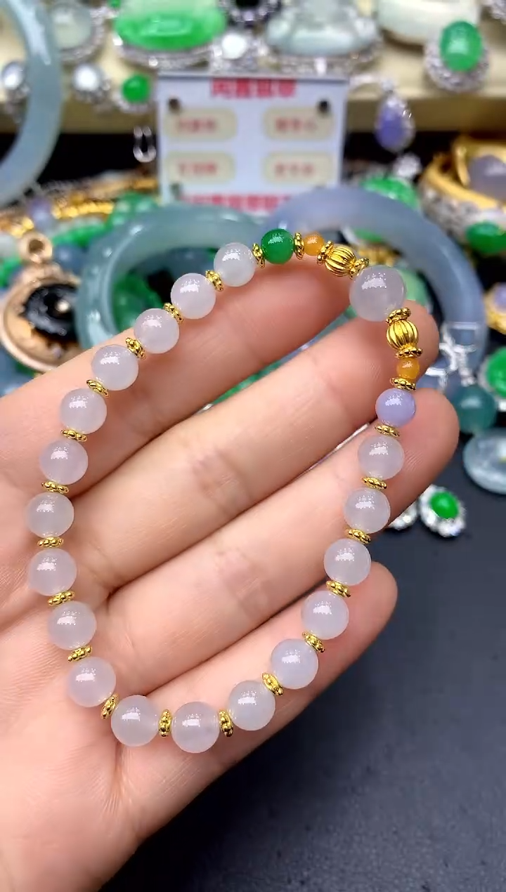 未镶嵌手串翡翠295 -中国好珍宝