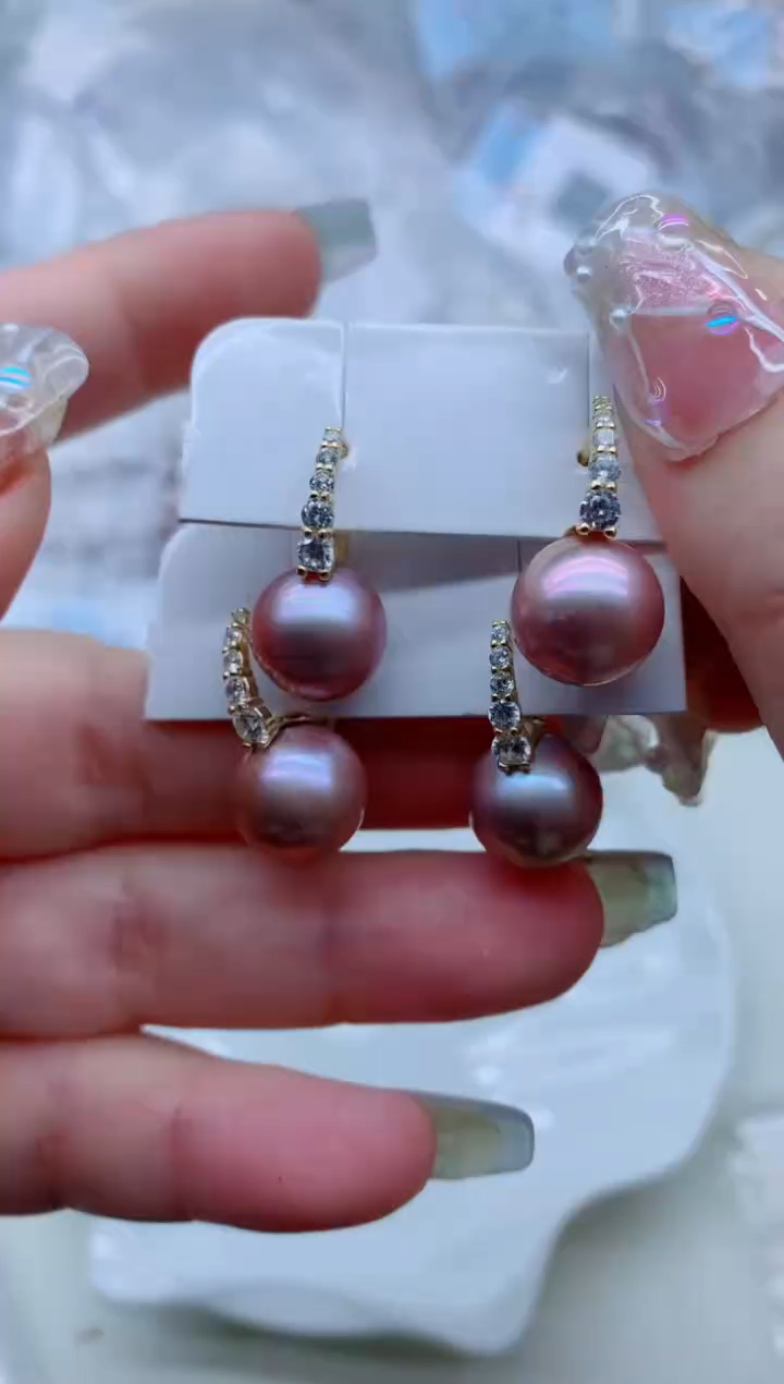 未镶嵌淡水珍珠耳饰淡水珍珠耳饰多样性发其一