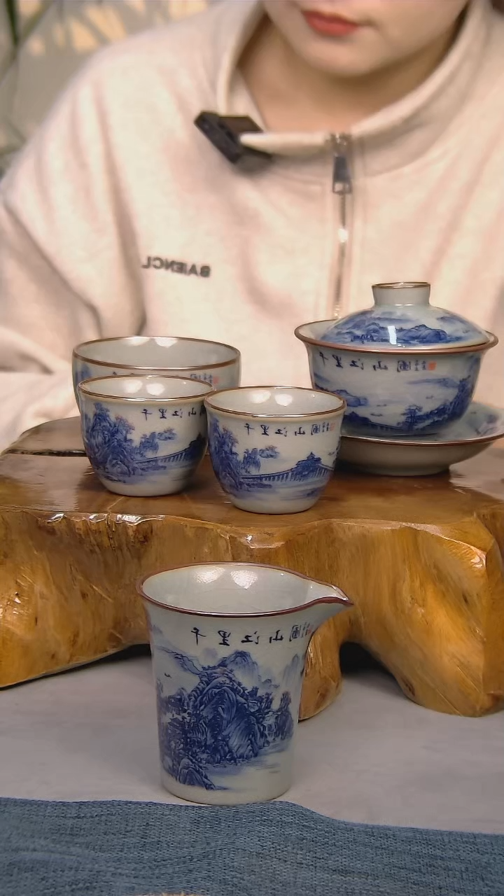 【闪购商品】简装家用款5件套 陶瓷家用茶具系列