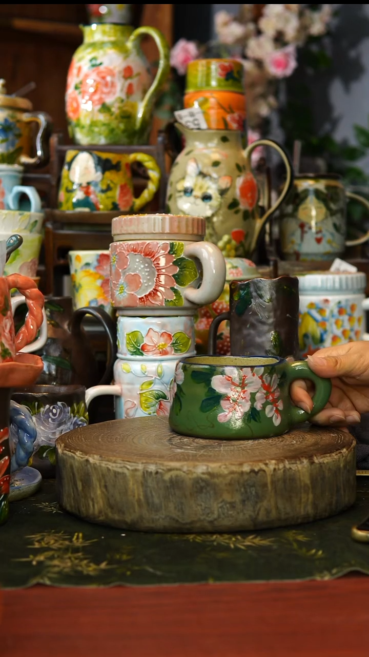 陶瓷92景德镇手工手绘釉下彩陶瓷