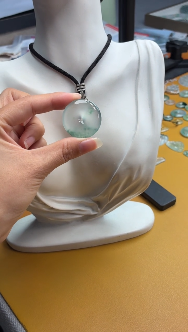 吊坠(不含链)未镶嵌翡翠12 平安扣 30.7 6.2