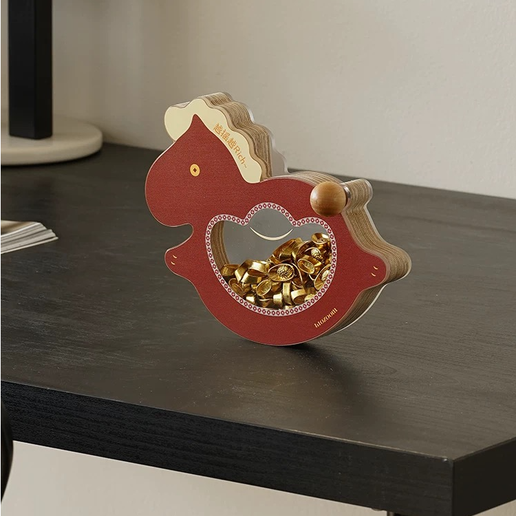 马上有钱创意桌面摆件客厅玄关电视柜酒柜装饰品乔迁礼物