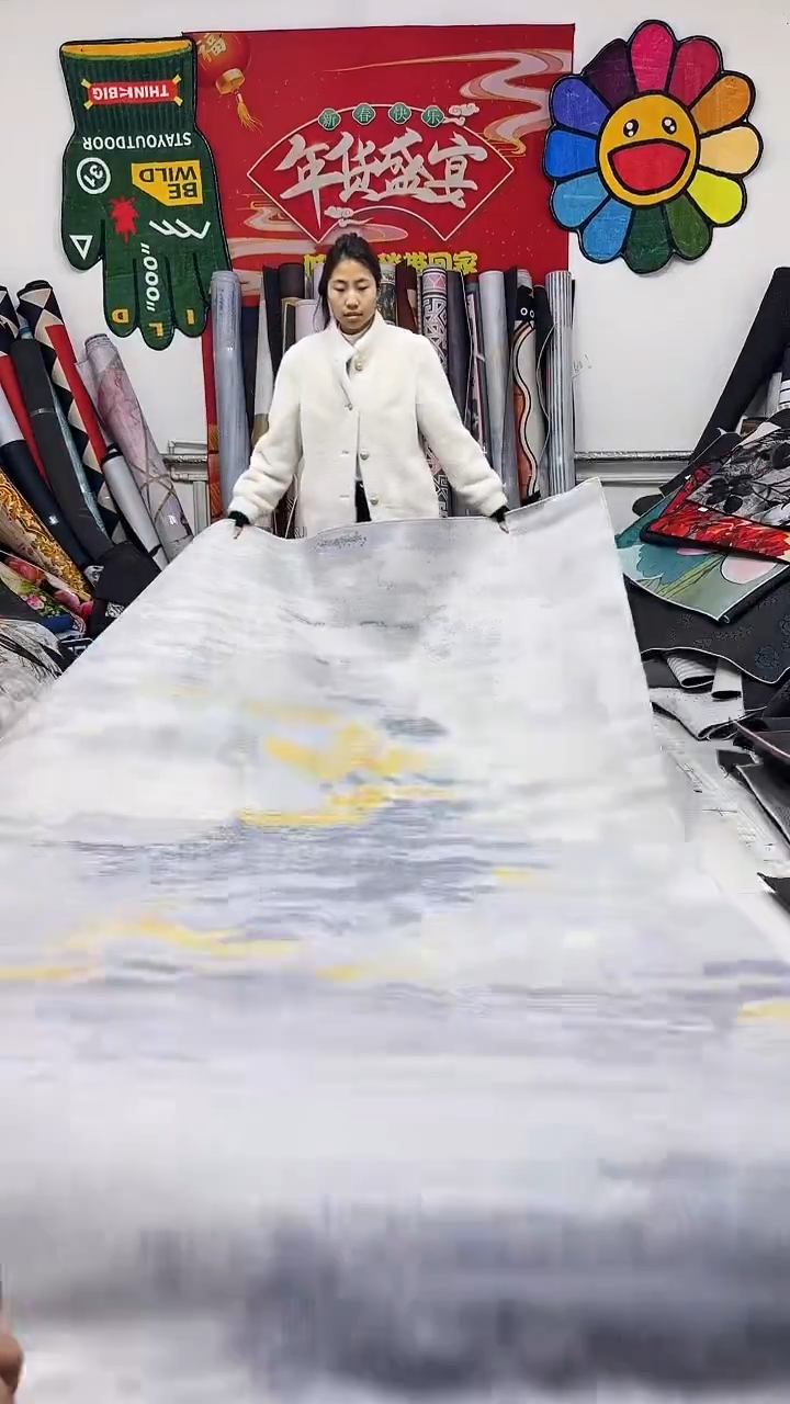 棉麻绒039 200*350