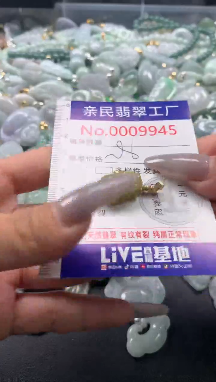 颈饰未镶嵌翡翠9945