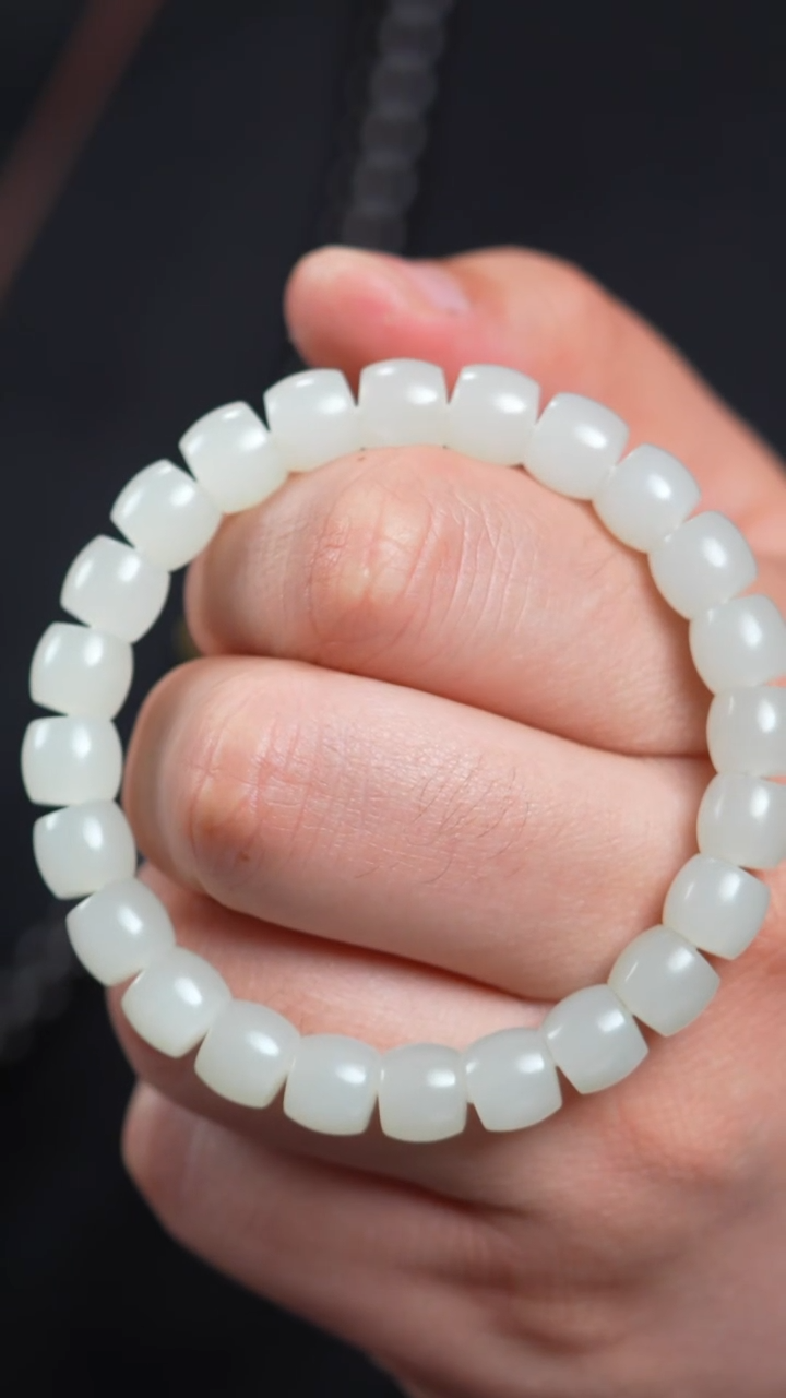 【闪购商品】和田玉手链未镶嵌9mm野牛沟和田玉