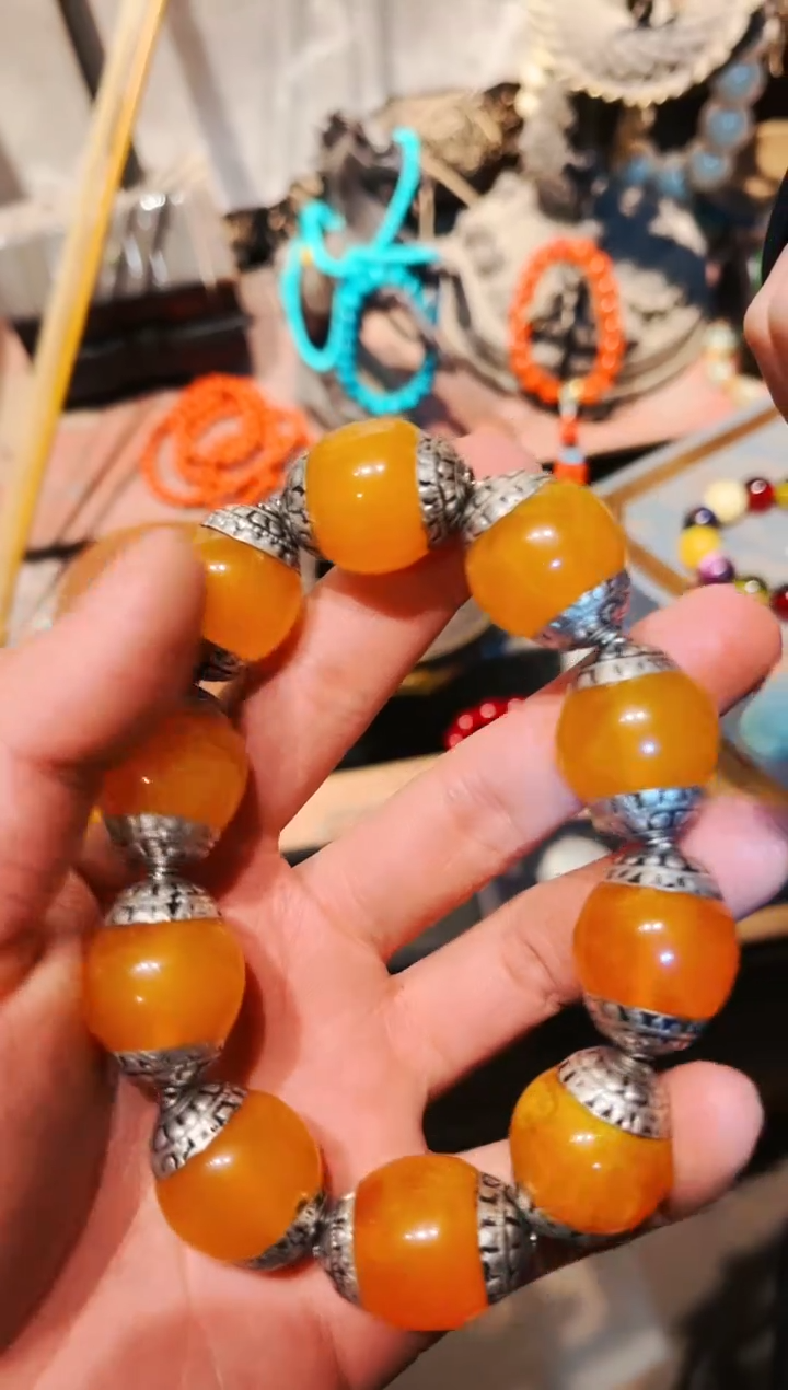 【闪购商品】蜜蜡颈饰未镶嵌七七优选精品链接34351