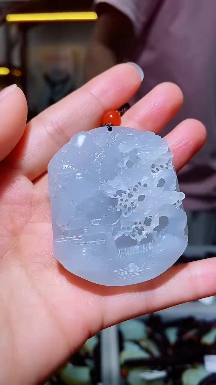 和田玉未镶嵌挂件1