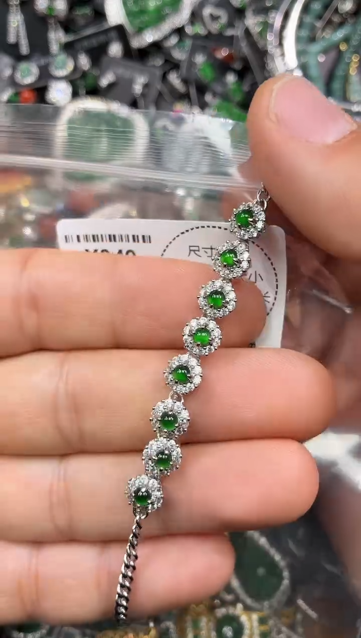 颈饰未镶嵌翡翠X049手链