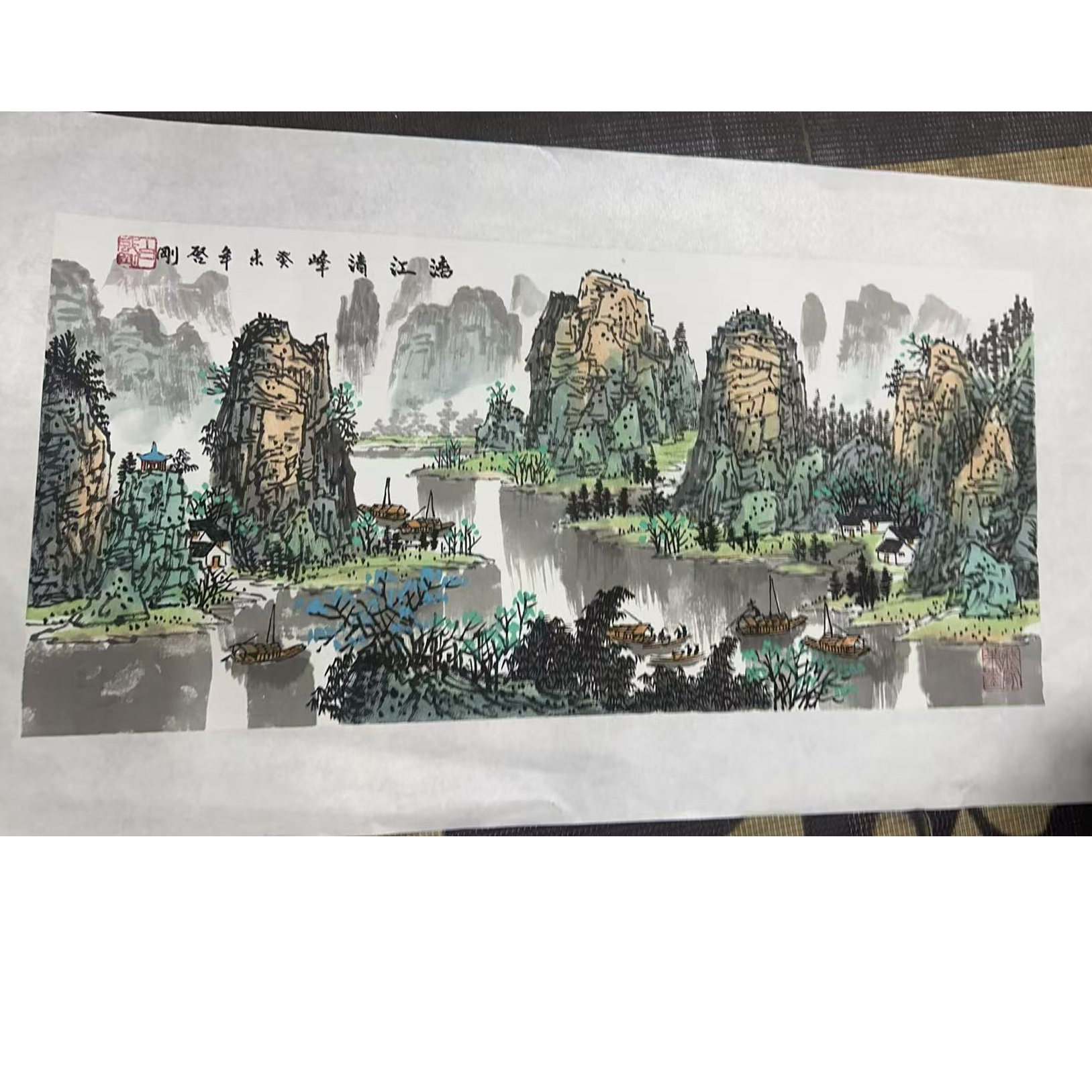 橱窗展示/文峰艺术展厅/白啟刚/宣纸国画/带证书带授权