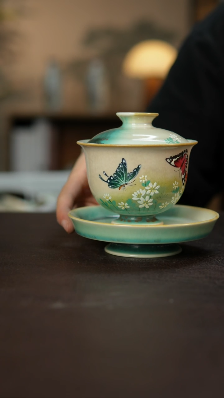 杯景德柴烧手作多人瑕疵