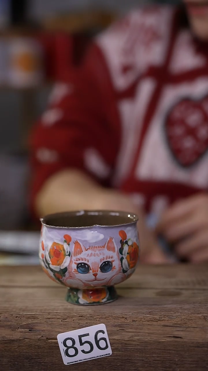 【闪购商品】瓷片油画风·彩绘·设计师石一款