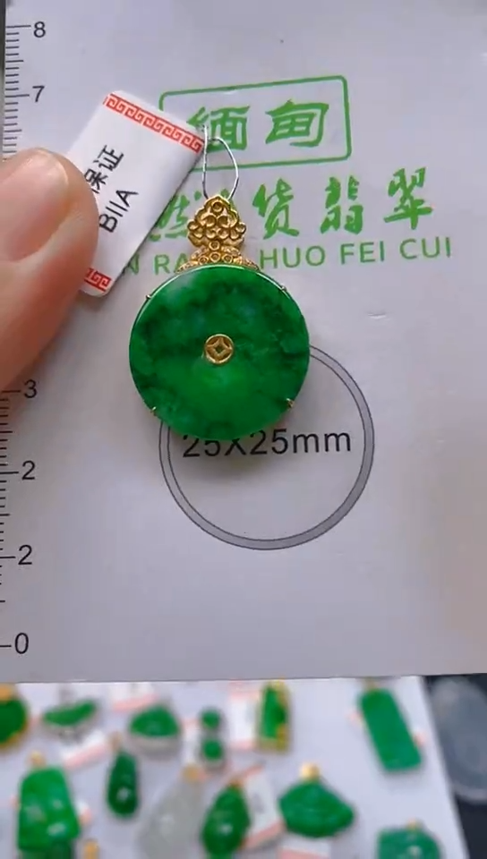 【闪购商品】翡翠颈饰18K金镶嵌新号开播，全场乱卖
