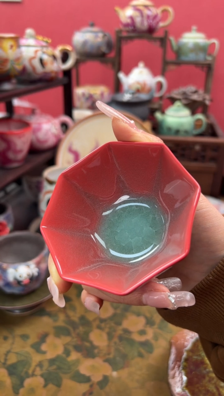 【闪购商品】尚盏堂醉红颜冰芯八方杯