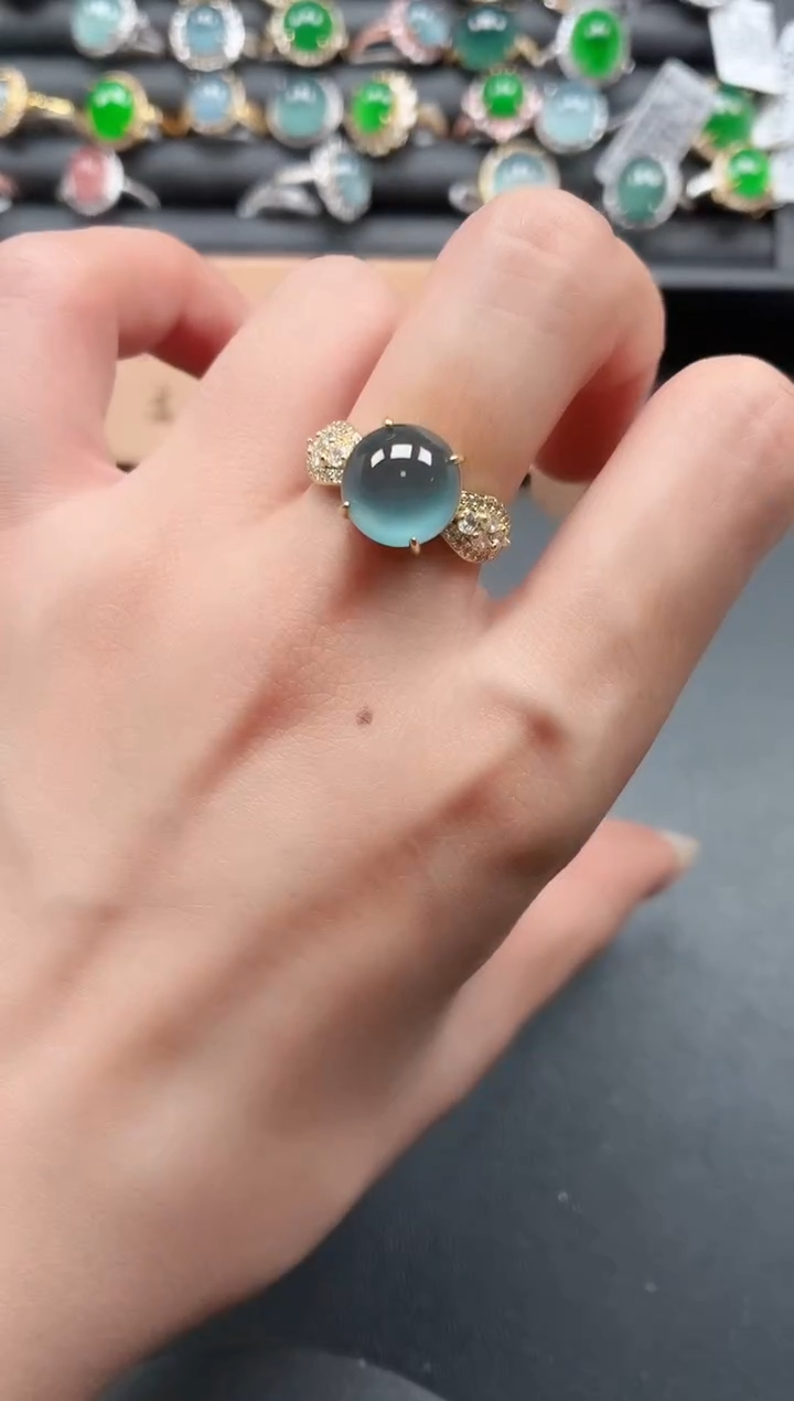 未镶嵌戒指翡翠1111