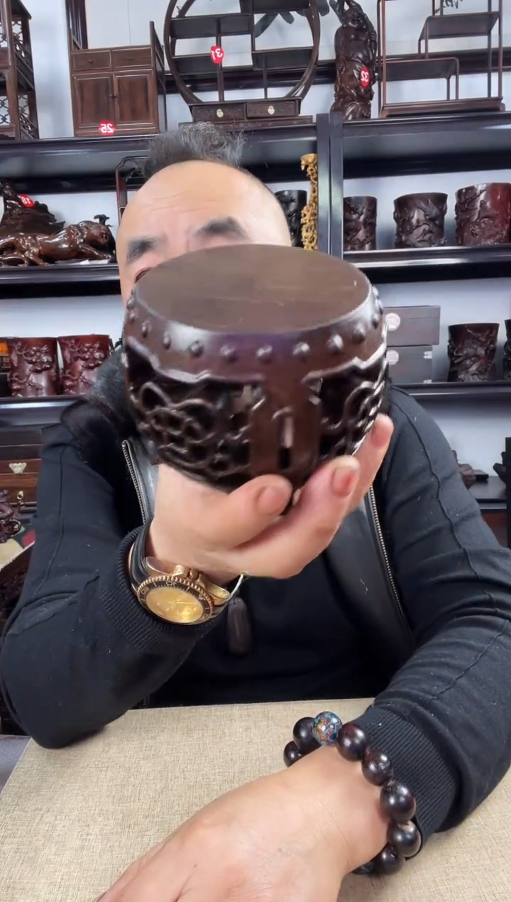 木老李红木工艺品新鼓