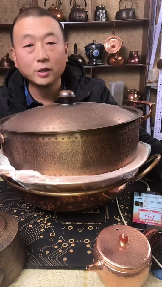 贵金属紫铜泡茶壶