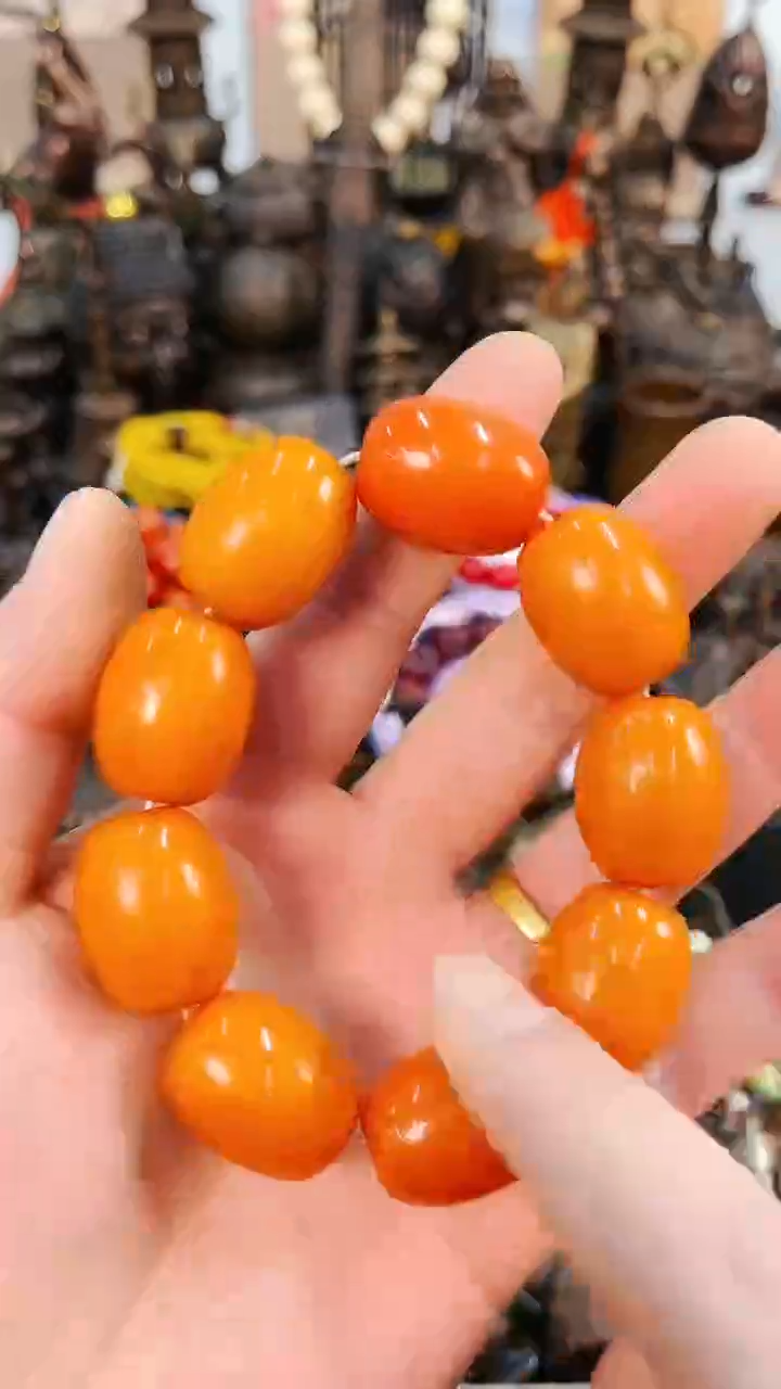 【闪购商品】蜜蜡手链未镶嵌独具匠心 巧夺天工