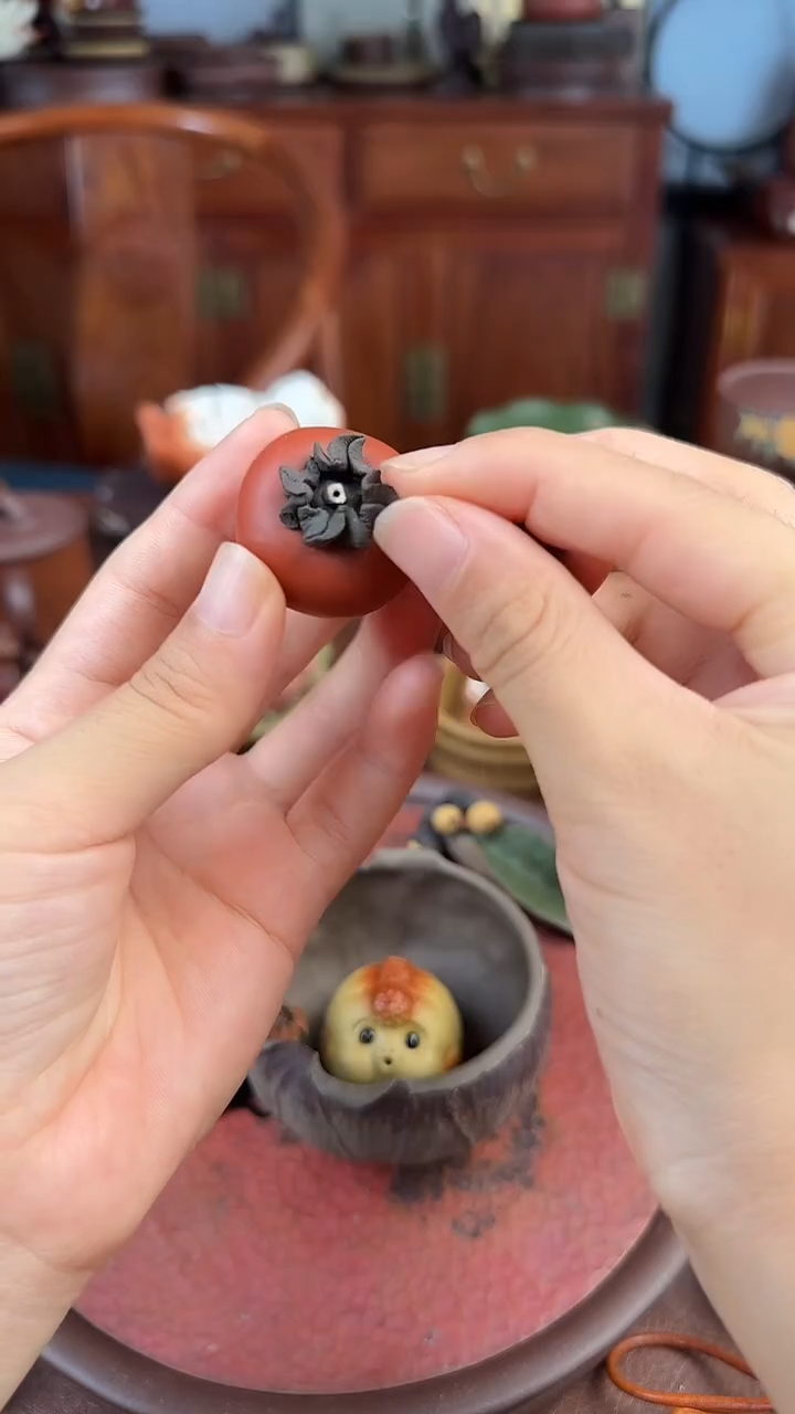 紫砂茶案紫砂柿子小号