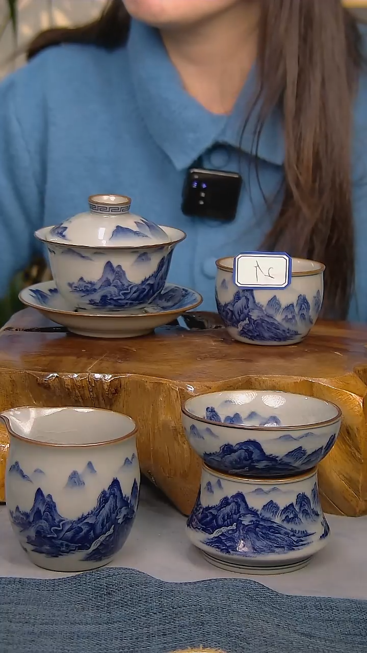 【闪购商品】简装家用款5件套 陶瓷家用茶具系列