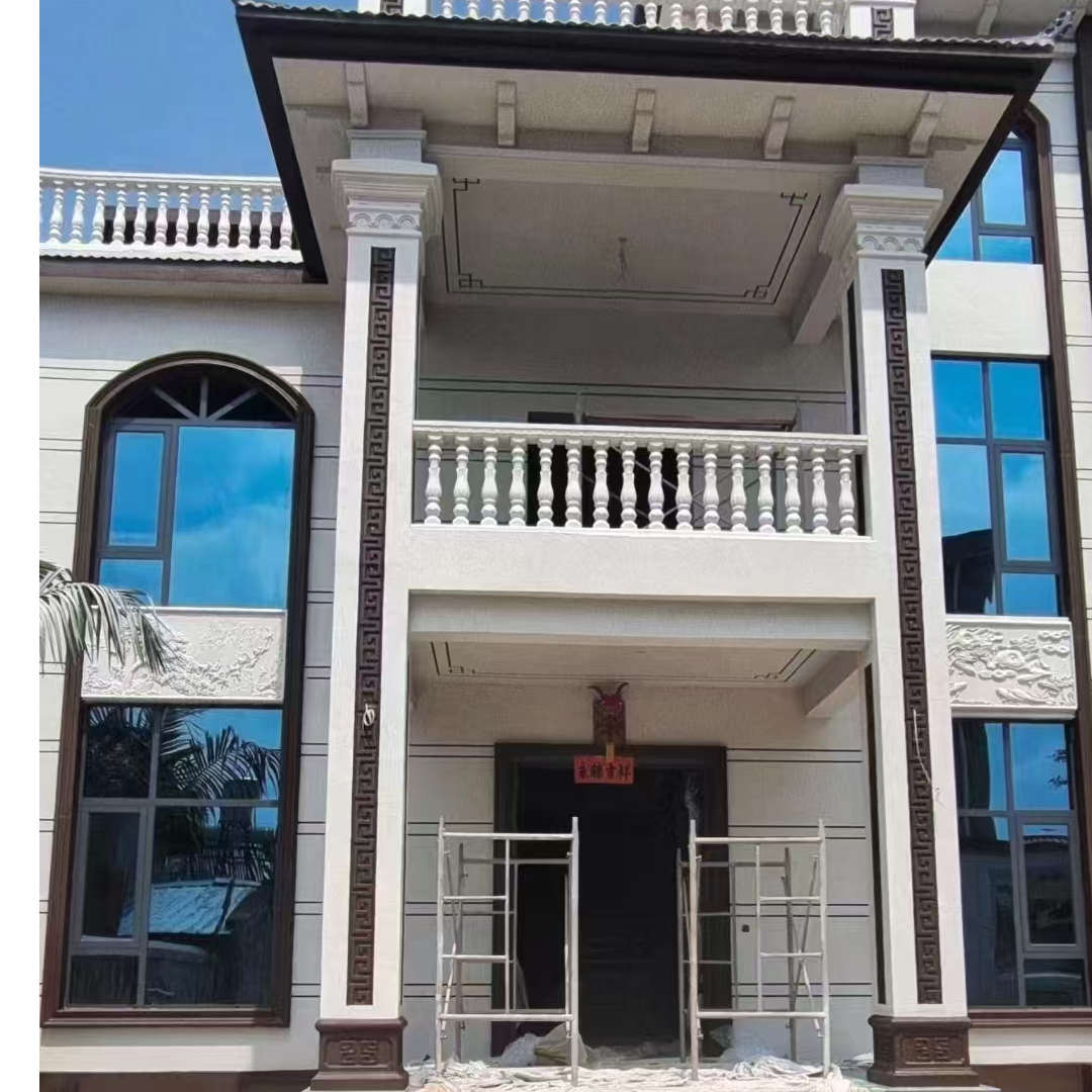 客户专属定制品：一体现浇模具，罗马厅柱，梁托， 栏杆，线条，窗套等