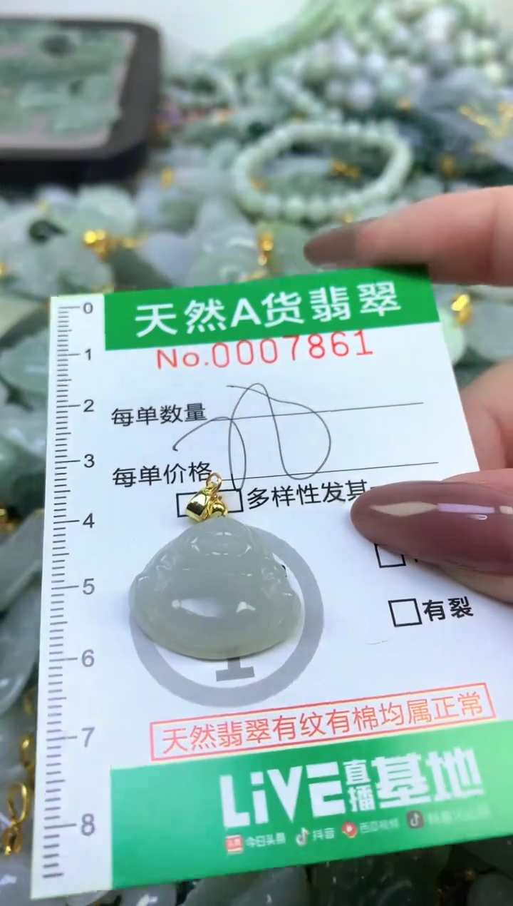 颈饰未镶嵌翡翠纯天然缅甸A货翡翠