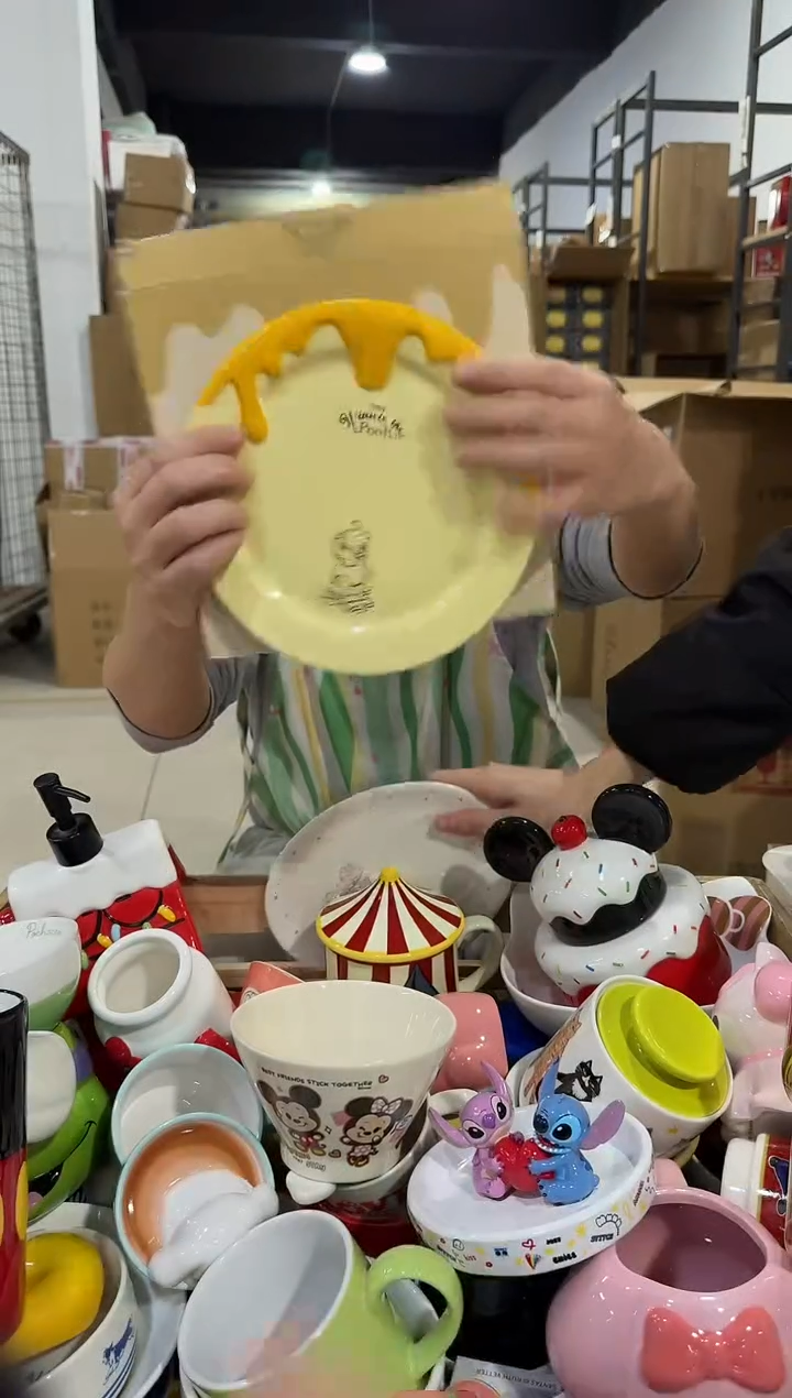 瓷片原盒维尼餐盘