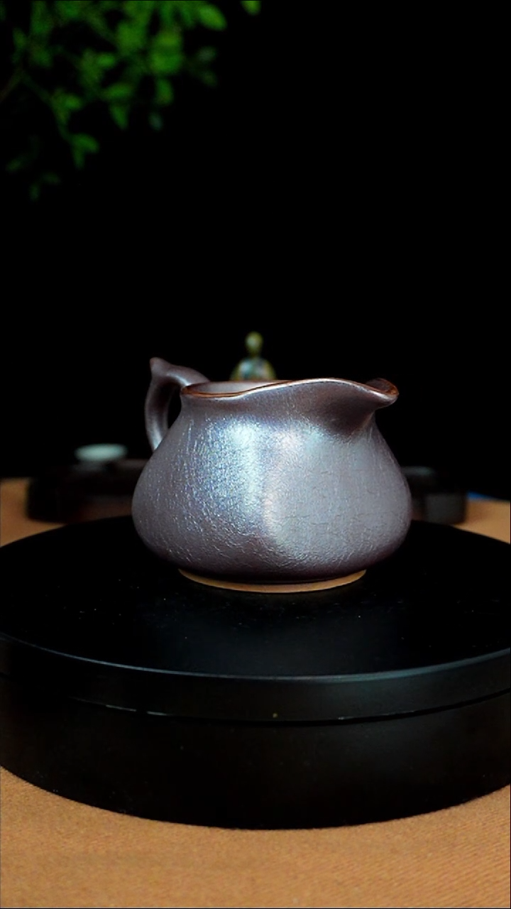  国工段晓辉老师款原矿钧瓷公道杯礼盒装