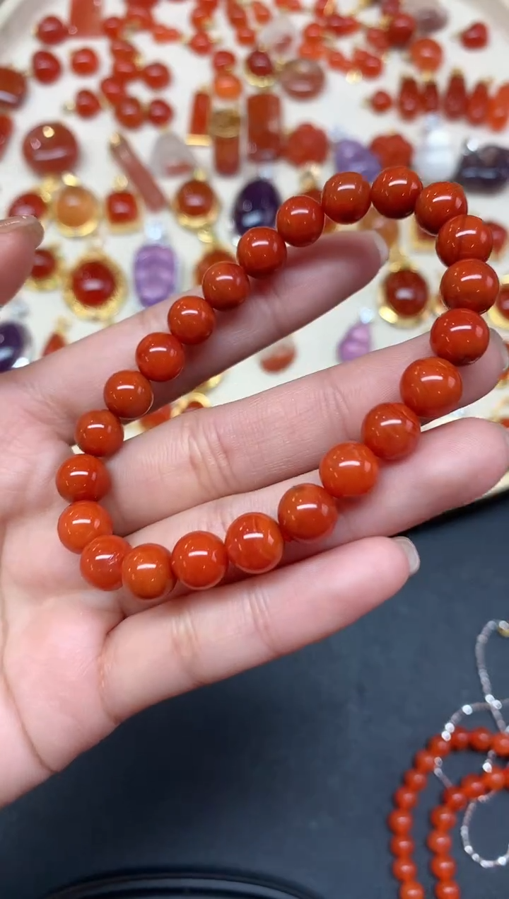 【闪购商品】南红玛瑙手串未镶嵌手串A167|880