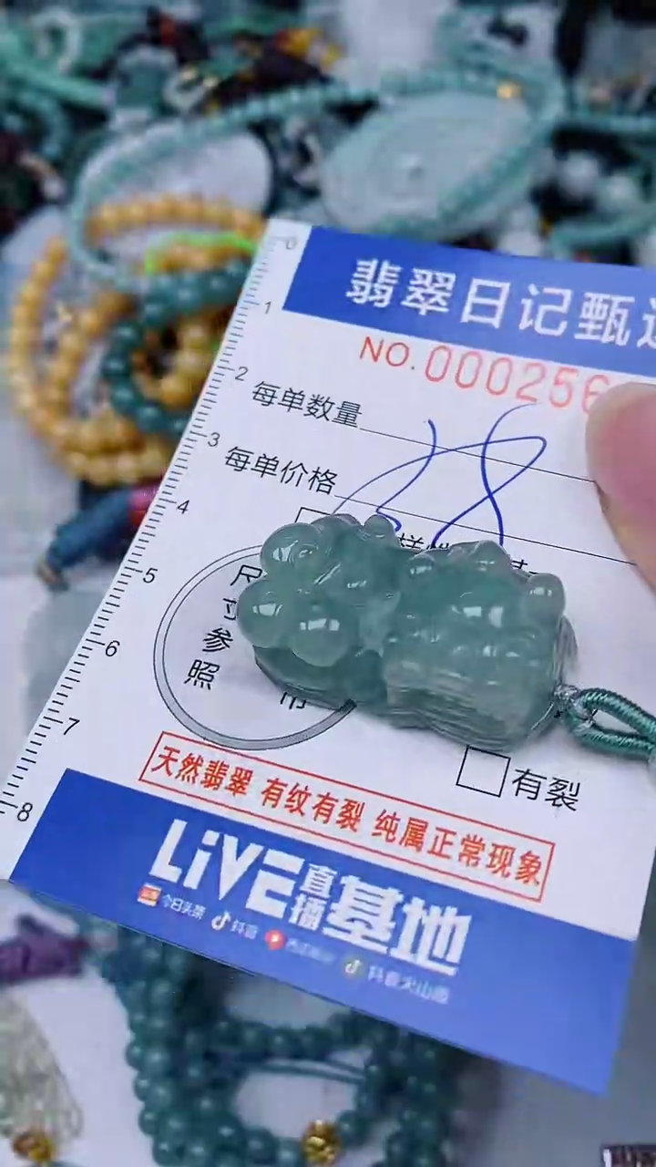 翡翠未镶嵌颈饰00002563