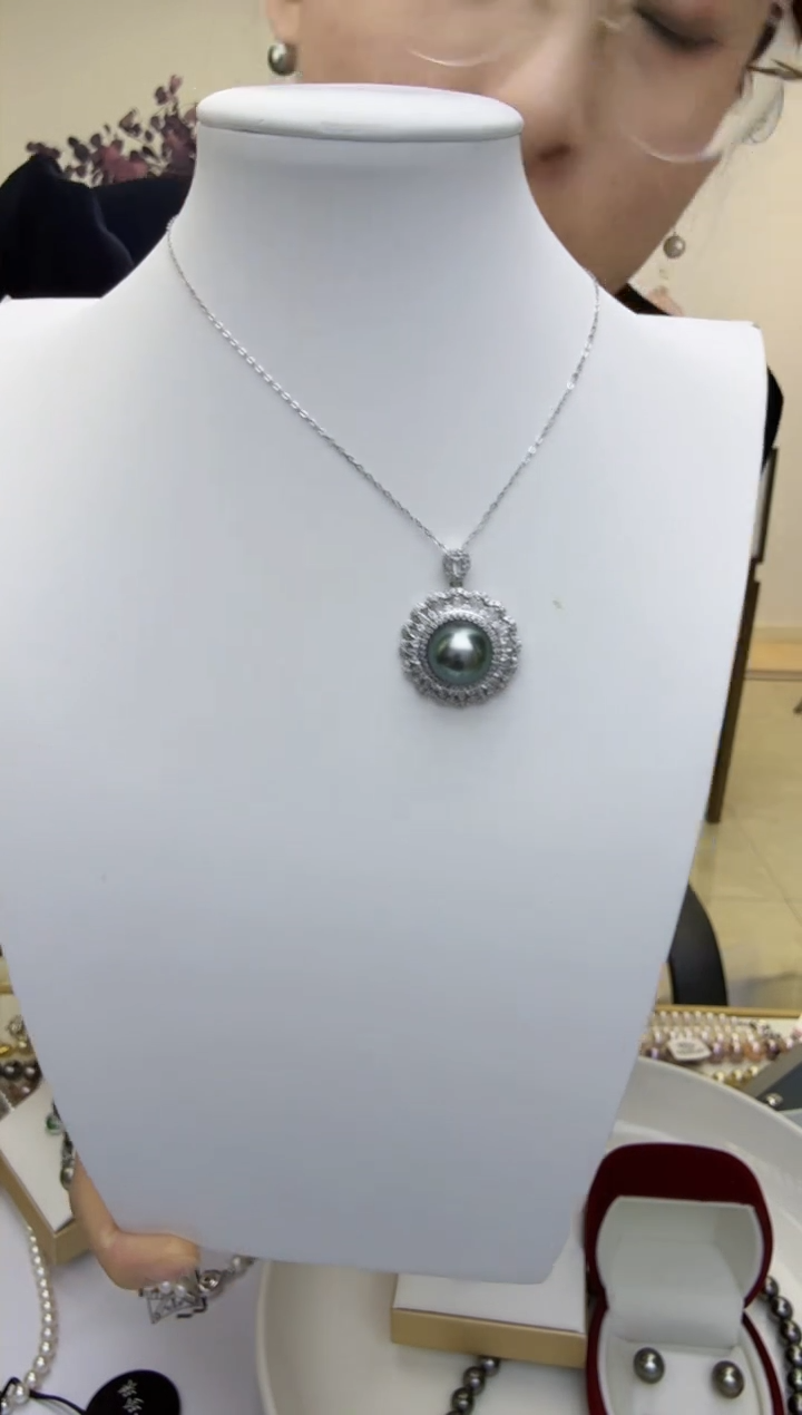 【闪购商品】海水珍珠颈饰未镶嵌天然海水珍珠大溪地吊坠