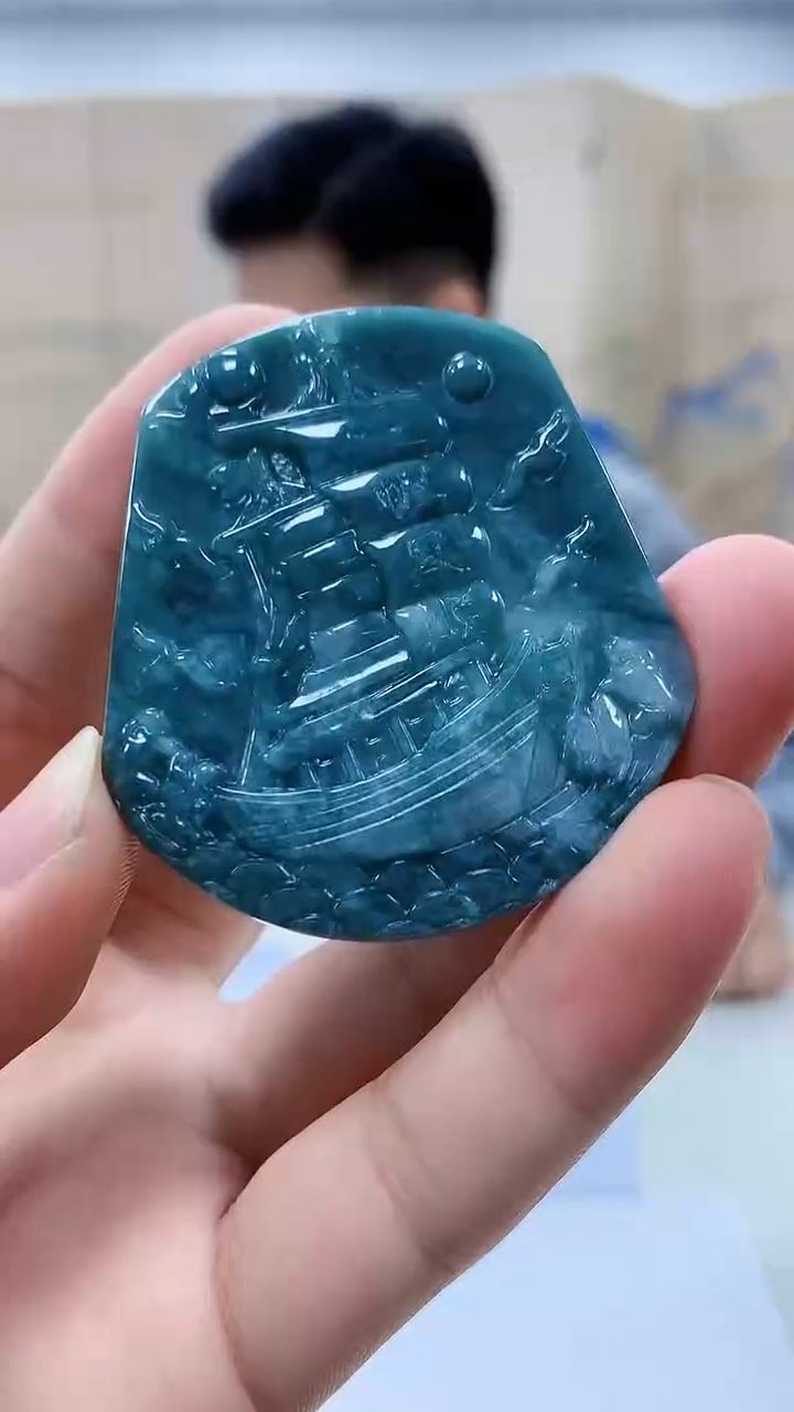 【闪购商品】翡翠颈饰未镶嵌4917bb-jj挂件88
