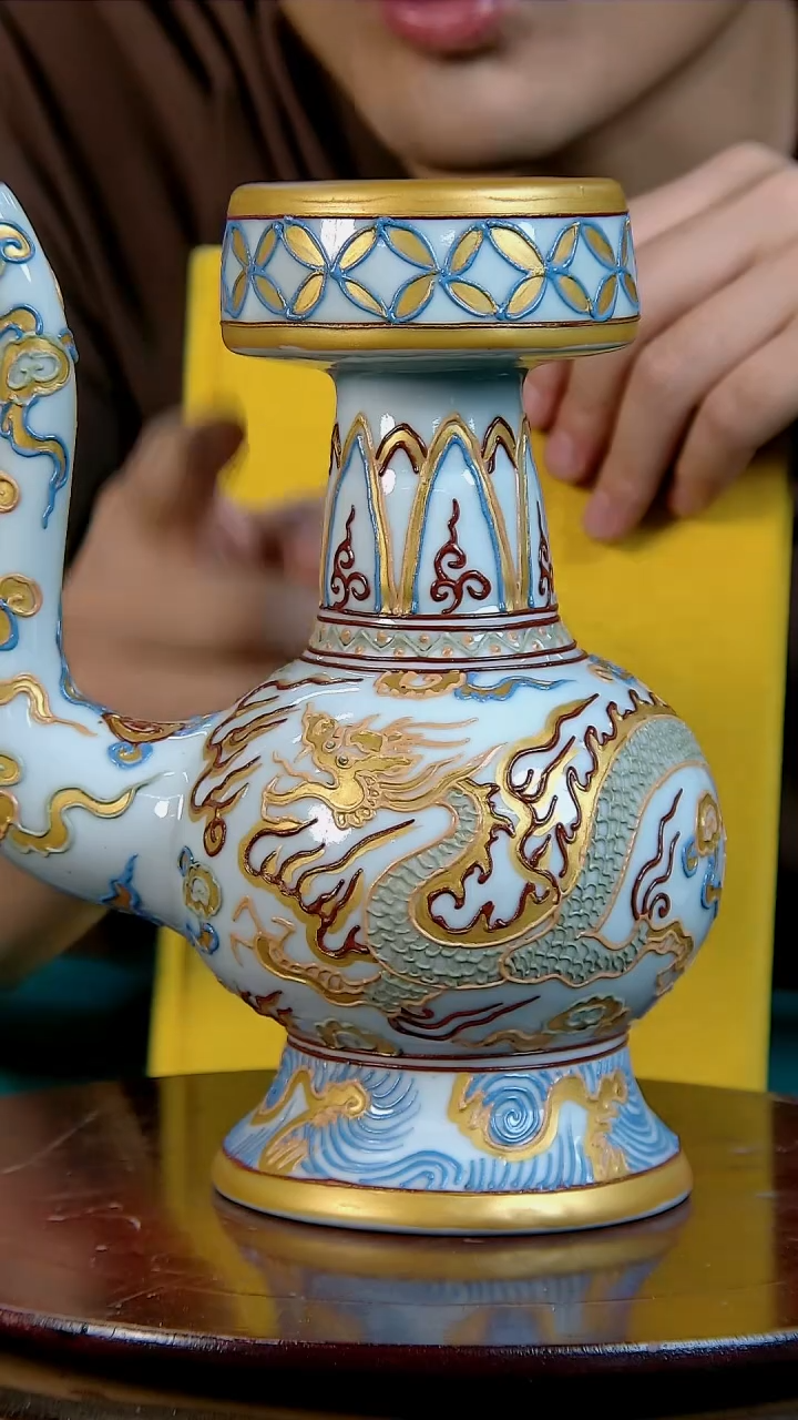 瓷片景德镇近代高端赏瓷壶