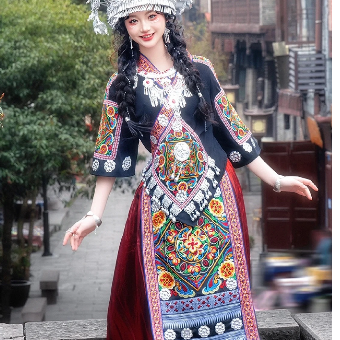 阿央 少数民族 苗族百搭服饰 